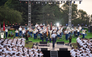 组图：庆祝独立日 西点军校音乐会隆重举行